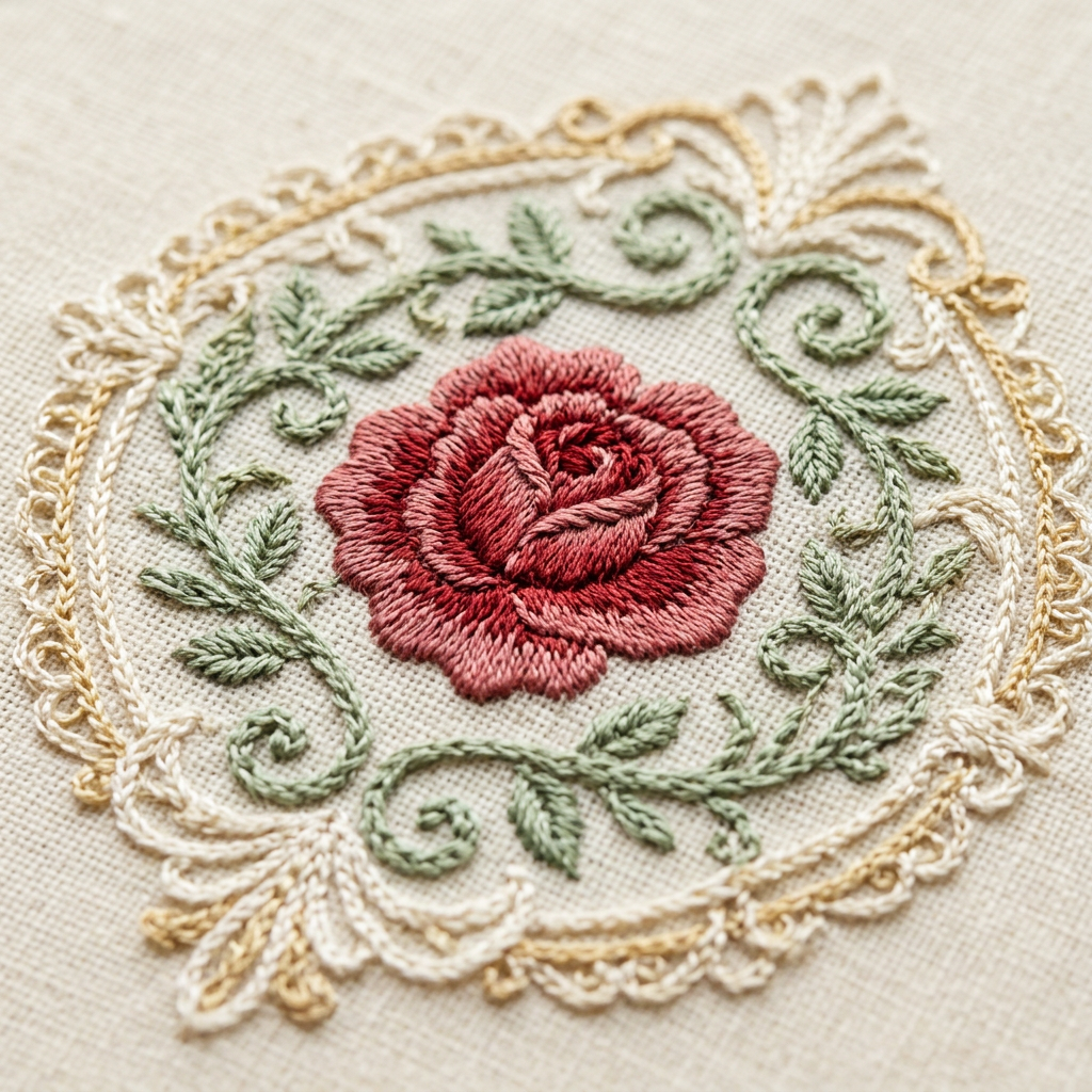 Chain Stitch Embroidery